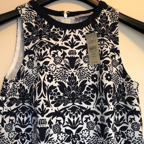 LOFT FLORAL SLEEVELESS DRESSπsize XXSP - Picture 17 of 17
